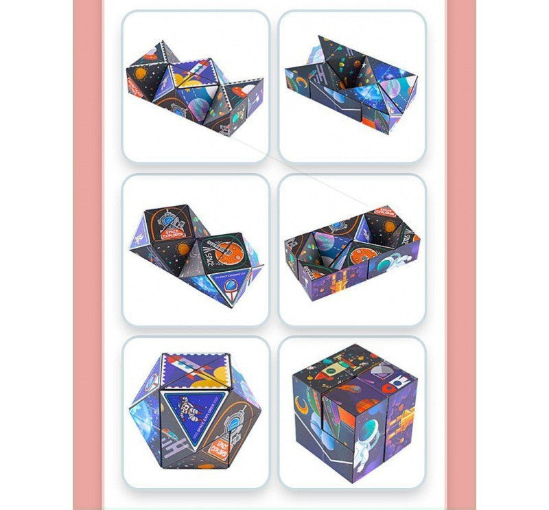 3D Infinite Magic Cube Geometry Age 4-6+