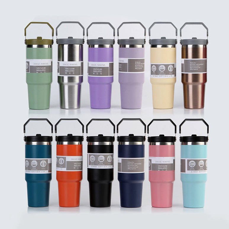 30oz Travel in Style with Our Portable Car Cup Stainless Steel Cup