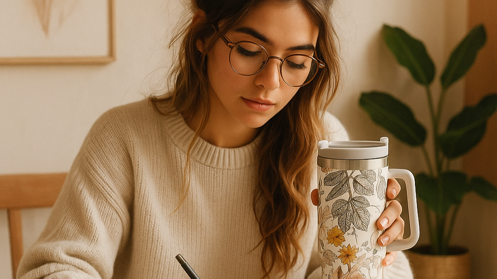 40oz Large Ice Cup - New Series with 40+ Unique Prints - LIVABLE