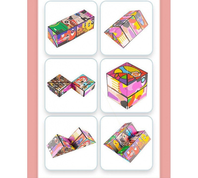 3D Infinite Magic Cube Geometry Age 4-6+