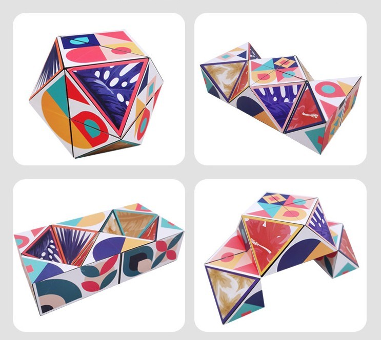 3D Infinite Magic Cube Geometry Age 4-6+