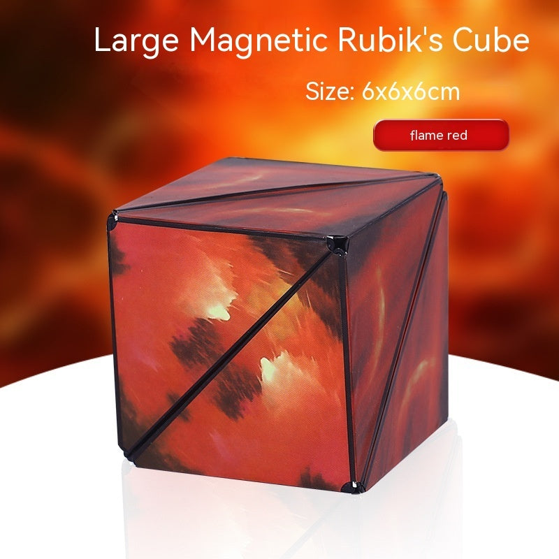 3D Geometric Magnetic Rubik's Cube Educational Toys Age 6+
