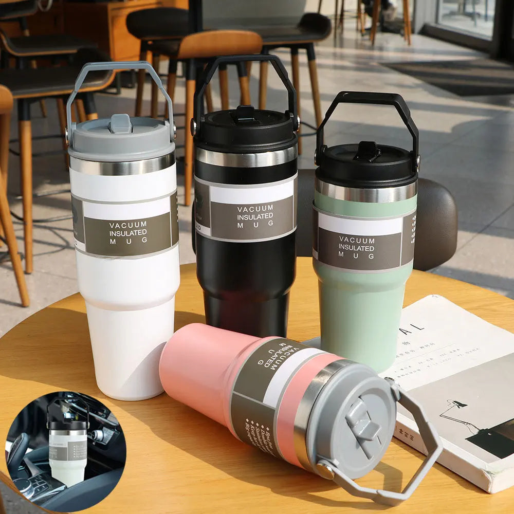 30oz Travel in Style with Our Portable Car Cup Stainless Steel Cup