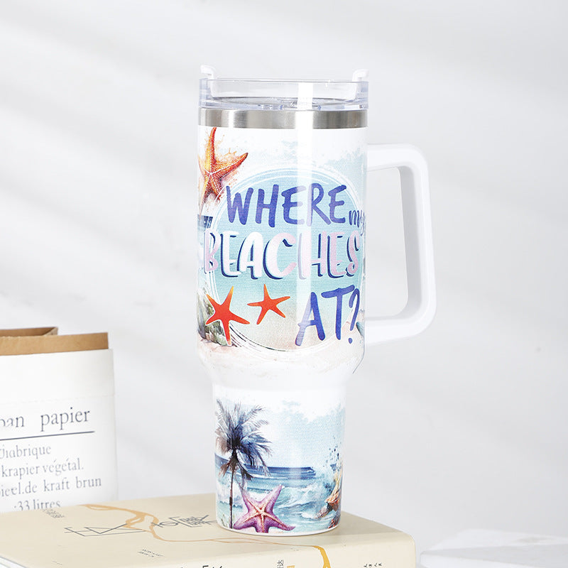 40oz Large Ice Cup - New Series with 40+ Unique Prints - LIVABLE