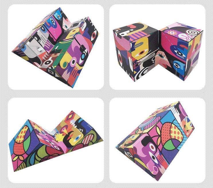 3D Infinite Magic Cube Geometry Age 4-6+