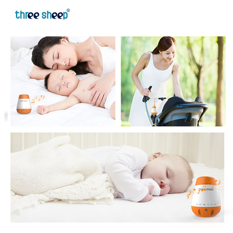 Newborn baby crying and soothing toy Intelligent white noise sleep meter fetal education music baby sleep device