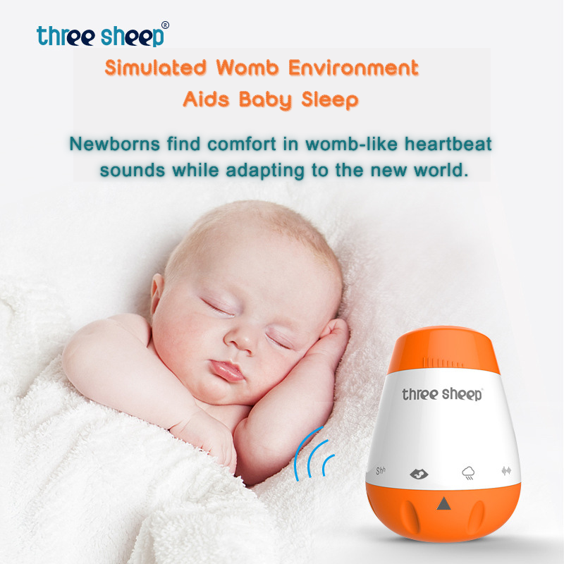 Newborn baby crying and soothing toy Intelligent white noise sleep meter fetal education music baby sleep device