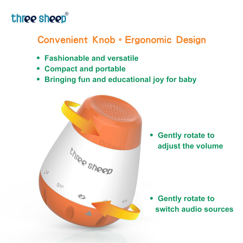Newborn baby crying and soothing toy Intelligent white noise sleep meter fetal education music baby sleep device
