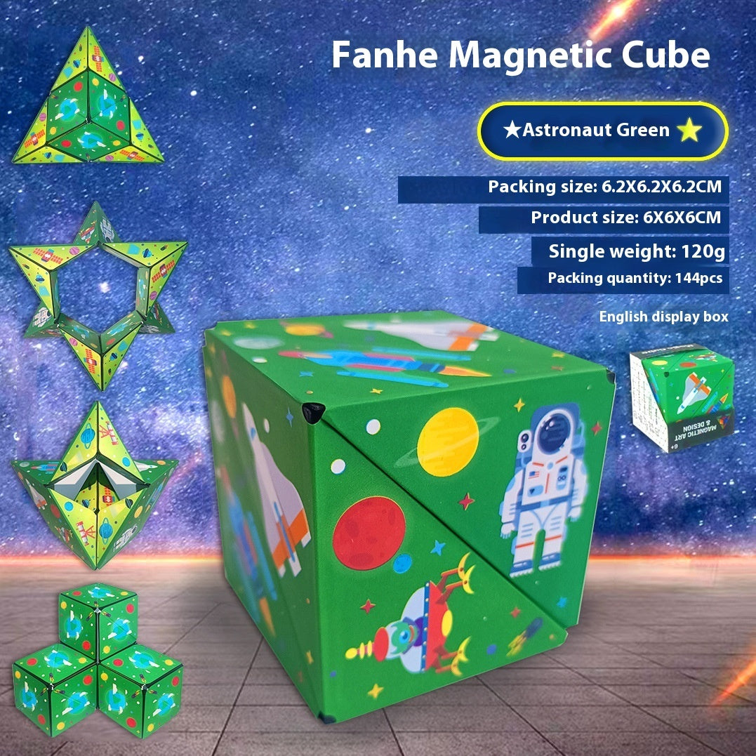 3D Variety Cube Unlimited Magic Cube for Kids - Fun & Education