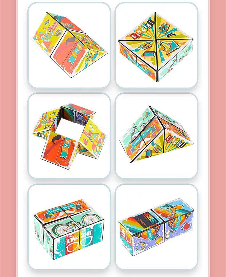 3D Infinite Magic Cube Geometry Age 4-6+