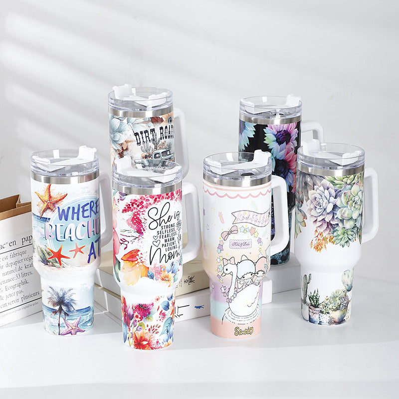 40oz Large Ice Cup - New Series with 40+ Unique Prints - LIVABLE