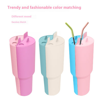 Vacuum Cup Liner 40oz | Double-layer Silicone | Multi-specification - Drinkware Delight