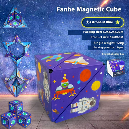 3D Variety Cube Unlimited Magic Cube for Kids - Fun & Education