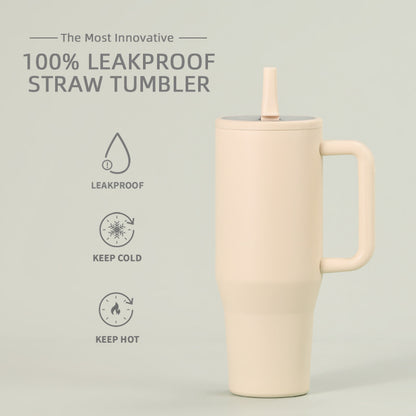 40oz Leak Proof Ice Cream Cup | Thermal Water Bottle - SweetTreats