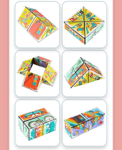 3D Infinite Magic Cube Geometry Age 4-6+