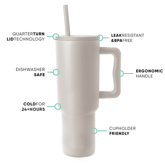 40oz Handle Cup - Muted Palette Series